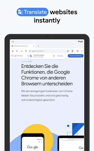 Actualizare Google Chrome - Captură de ecran Android 11