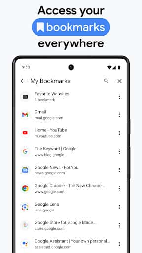 Actualizare Google Chrome - Captură de ecran Android 8
